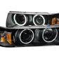 Anzo 1992-1998 BMW 3 Series E36 Projector Headlights w/ Halo Chrome (CCFL)