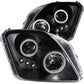 Anzo 1997-2001 Honda Prelude Projector Headlights w/ Halo Black