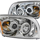 Anzo  2007-2012 Dodge Caliber Projector Headlights w/ Halo Chrome (CCFL