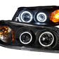 Anzo 2000-2005 Chevrolet Impala Projector Headlights w/ Halo Black (CCFL)