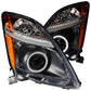 Anzo 2004-2009 Toyota Prius Projector Headlights w/ Halo Black (CCFL)