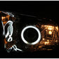 Anzo 2005-2009 Ford Mustang Projector Headlights w/ Halo Chrome