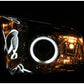 Anzo 2005-2009 Ford Mustang Projector Headlights w/ Halo Chrome (CCFL) G2