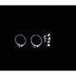 Anzo 1999-2004 Ford Mustang Projector Headlights Black G2 (Dual Projector)
