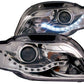 Anzo 2006-2008 Audi A4 Projector Headlights Chrome (R8 LED Style)