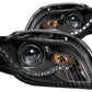 Anzo 2006-2008 Audi A4 Projector Headlights Black (R8 LED Style)