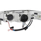 Anzo 1994-1997 Honda Accord Projector Headlights w/ Halo Black 1 pc