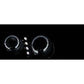 Anzo 1994-1997 Honda Accord Projector Headlights w/ Halo Black 1 pc