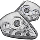Anzo 2000-2005 Mitsubishi Eclipse Projector Headlights w/ Halo Chrome