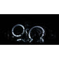 Anzo 1999-2005 Pontiac Grand Am Projector Headlights w/ Halo w/ LED Chrome