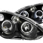 Anzo 2002-2004 Acura Rsx Projector Headlights w/ Halo Black