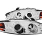 Anzo 1997-1999 Mitsubishi Eclipse Projector Headlights w/ Halo Chrome G2