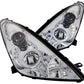 Anzo 2000-2005 Toyota Celica Projector Headlights w/ Halo Chrome
