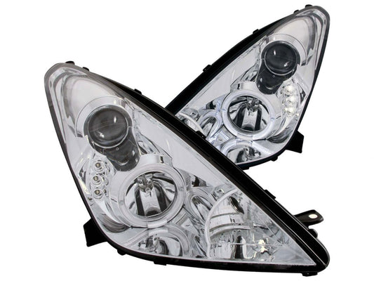 Anzo 2000-2005 Toyota Celica Projector Headlights w/ Halo Chrome