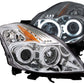 Anzo 2008-2009 Nissan Altima Projector Headlights w/ Halo Chrome (CCFL)