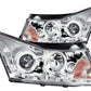 Anzo 2011-2015 Chevrolet Cruze Projector Headlights w/ Halo Chrome
