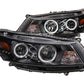 Anzo 2008-2012 Honda Accord Projector Headlights w/ Halo Black (CCFL)
