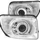 Anzo 2003-2006 Honda Element Projector Headlights w/ Halo Chrome (CCFL)