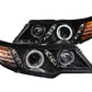 Anzo 2010-2013 Kia Forte Projector Headlights w/ Halo Black (CCFL)