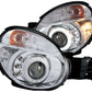Anzo 2002-2003 Subaru Impreza Projector Headlights w/ Halo Chrome (CCFL)