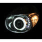 Anzo 2002-2003 Subaru Impreza Projector Headlights w/ Halo Chrome (CCFL)