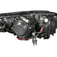 Anzo 2000-2003 Honda S2000 Projector Headlights w/ Halo Black (CCFL)