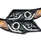 Anzo 2010-2013 Kia Forte Projector Headlights w/ Halo Black (CCFL) G2