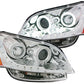 Anzo 2010-2011 Kia Soul Projector Headlights w/ Halo Chrome (CCFL)