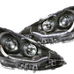 Anzo 2012-2013 Toyota Prius inCin Projector Headlights w/Plank Style Design
