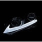 Anzo 2012-2015 Honda Civic Projector Headlights w/Plank Style Design Chrome