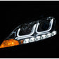 Anzo 2013-2015 Nissan Sentra Projector Headlights w/ U-Bar Chrome