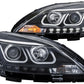 Anzo 2013-2015 Nissan Sentra Projector Headlights w/ U-Bar Black