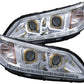 Anzo 2013-2015 Honda Accord Projector Headlights w/ U-Bar Chrome