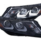Anzo 2010-2014 Honda Crosstour Projector Headlights w/ U-Bar Black