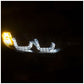 Anzo 2012-2015 BMW 3 Series Projector Headlights w/U-Bar Black HID Compat.