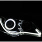 Anzo 2012-2013 Toyota Camry Projector Headlights w/ Halo Chrome