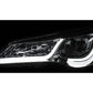 Anzo Projector Headlights W/ Plank Style Design Chrome w/Amber 15-16 Toyota