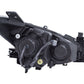 Anzo Projector Headlights With Halo Chrome w/Amber 14-17 Mazda 3