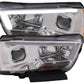 Anzo  11-14 Dodge Charger Projector Headlights w/ Plank Style Design