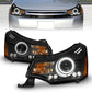 Anzo 2008-2011 Ford Focus Projector Headlights Black