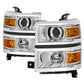 SPYDER xTune Chevy Silverado 1500 14-15 Halogen Projector Headlight Chrome - HD-JH-CS14-PJ-C 9040122