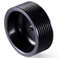 HKS 8-Rib 100mm GT Supercharger Pulley Black Aluminum 12999-AK005