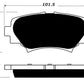 Porterfield Brake Pads for 2014 MAZDA 3 (JAPAN BUILD)
