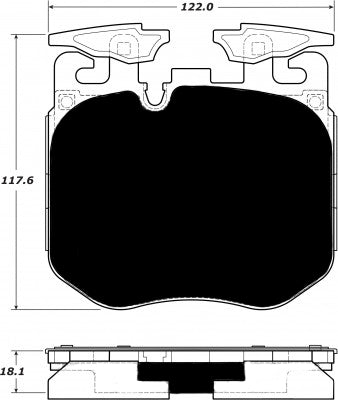 Porterfield Brake Pads for 2017 BMW 750iX