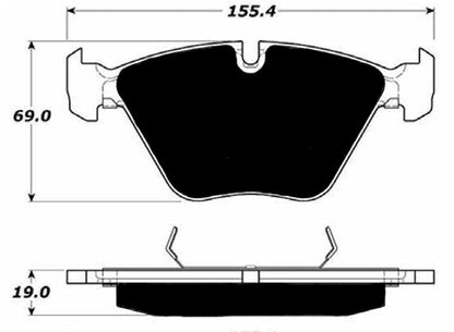 Porterfield Brake Pads for 2010 BMW 335 Series