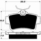Porterfield Brake Pads for 2000 FORD MUSTANG