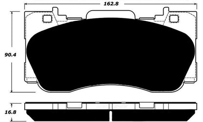 Porterfield Brake Pads for 2015 FORD Mustang EcoBoost Perf. Pkg