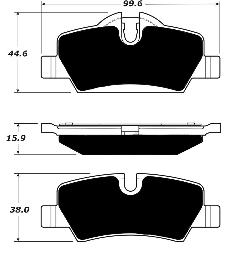Porterfield Brake Pads for 2017 MINI Hatchback 4 Door