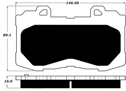 Porterfield Brake Pads for 2015 CHEVROLET COLORADO