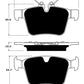 Porterfield Brake Pads for 2018 JAGUAR F-Pace 18" 350mm FD
